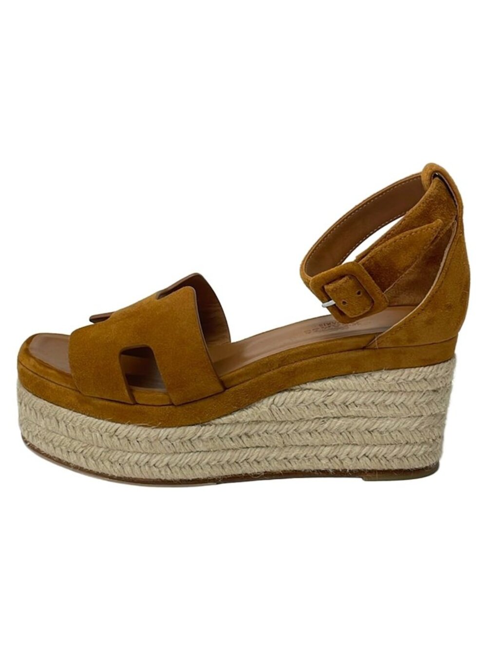 Hermes Pumps Elda Brown Espadrilles Platforms